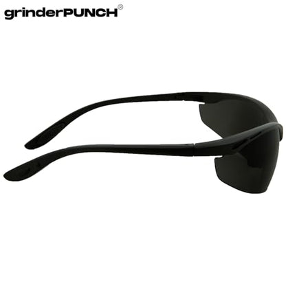 grinderPUNCH Full Lens Magnification Safety Glasses Readers ANSI Z87 Impact Resistant Diopter Magnifying Reading Glasses - style: Tinted +1.50 Diopter