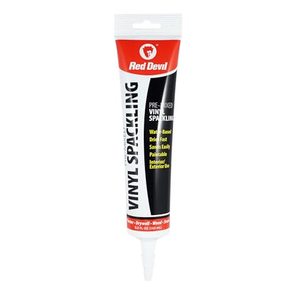 Red Devil 0615 Pre-Mixed Vinyl Spackling, 5.5 Oz. Squeeze Tube - size: 5.5 Fl Oz, style: 1 - Pack
