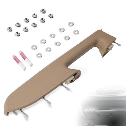 22818472 Front Right Passenger Side Armrest Repair Kit Fit for Chevy Silverado/GMC Sierra 1500 2500HD 3500HD 2010–2014 Door Panel Armrest with Handle Below - Color Beige - color: Beige, size: Front Right Passenger Side