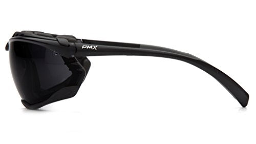 Pyramex Proximity Safety Glasses Eye Protection, Amber H2X Anti-Fog - color: Dark Gray H2x Anti-fog