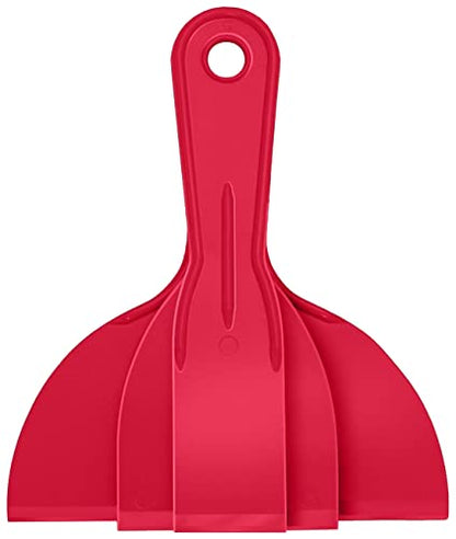 ALLWAY DS-3PK 3-Piece Celcon Plastic Putty Knife Set, 1-1/2", 3", 6", Two versions Random Shipment - size: 1-1/2", 3", 6"