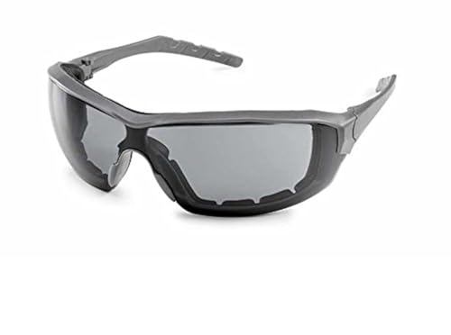 Gateway Safety 22GY78 Silverton Temple Version Safety Glass, Gray Frame - Gray FX2 Anti-Fog Lens - color: Gray Fx2 Anti-fog Lens, style: Regular