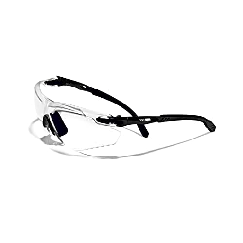 OPTIFENSE™ VS3 Anti Fog, Premium CLEAR/TINTED Safety Glasses, ANSI Z87+ (Click for frame/lens option) - color: Black