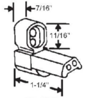 WRS 1-1/4" Pivot Bar – Tilt Window Sash Pivot Bar Replacement – Fixes Window that Won’t Tilt or Stay Balanced – Fits Pivot Shoe Systems (White Nylon) - color: 1-1/4" Nylon Pivot Bar - White