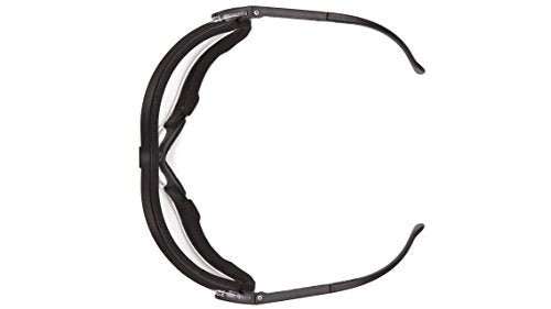 Pyramex V2G Safety Glasses, Black Frame/Amber Anti-Fog Lens - color: Black Frame/Clear Anti-fog Lens