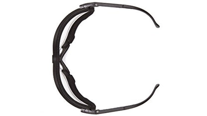 Pyramex V2G Safety Glasses, Black Frame/Amber Anti-Fog Lens - color: Black Frame/Clear Anti-fog Lens