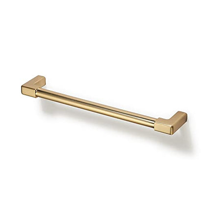 TUNNY 10 Pack Classic Solid Cabinet Handles-6.3"/160mm Screw Spacing Champagne Bronze Furniture Hardware Handles for Bathroom Dresser Kitchen Cabinets Bedroom Cabinet Pulls - color: Champagne Bronze, size: 6.3"(160mm) Hole Center - 10Pcs