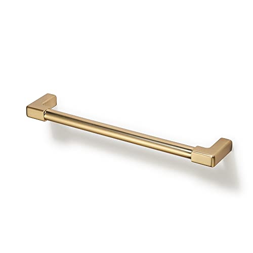 TUNNY 10 Pack Classic Solid Cabinet Handles-6.3"/160mm Screw Spacing Champagne Bronze Furniture Hardware Handles for Bathroom Dresser Kitchen Cabinets Bedroom Cabinet Pulls - color: Champagne Bronze, size: 6.3"(160mm) Hole Center - 10Pcs