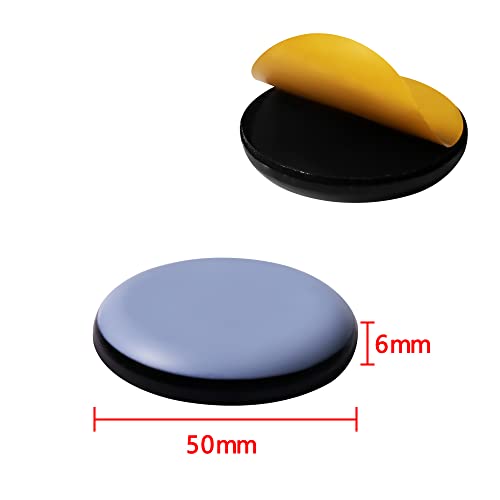 Furniture Sliders For Carpet And Hardwood Floors Adhesive Furniture Glides Sliders，Self-Stick (Teflon) Furniture Sliders Pad