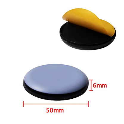 Furniture Sliders For Carpet And Hardwood Floors Adhesive Furniture Glides Sliders，Self-Stick (Teflon) Furniture Sliders Pad