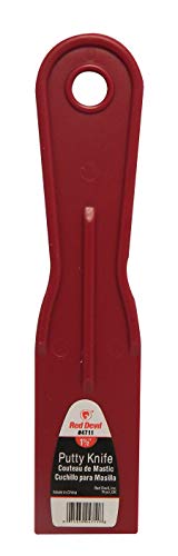 Red Devil 4718 3-Piece Plastic Knife Set & Trimaco 03307 9' x 12' SuperTuff Plastic Drop Cloth Bundle