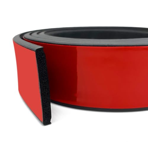 Truck Cap Seal - EPDM Rubber Topper Weather Stripping with Adhesive (2" W x 0.25" H x 25' L) | Camper Shell/Canopy/Tailgate Seal - size: 25Feet