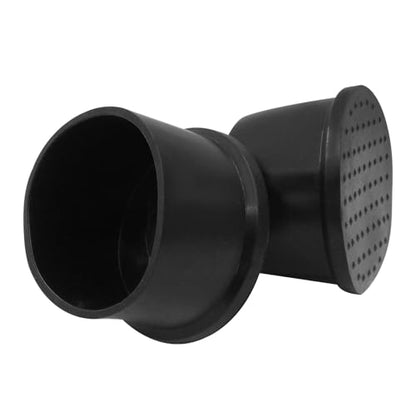 4Pcs Round Black Rubber Furniture Leg Caps, 2 Inch (50mm) Table Chair Leg Tips Caps, Floor Protectors - size: 2 Inch