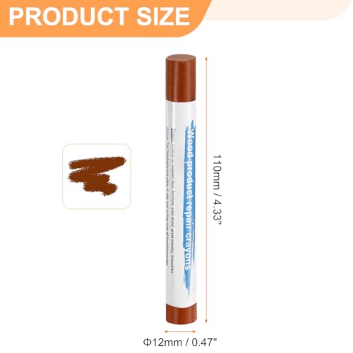 HARFINGTON 5pcs Wood Filler Sticks Wooden Wax Touch Up Furniture Repair Crayons for Scratch Hole Wood, Rosewood A - color: Rosewood a
