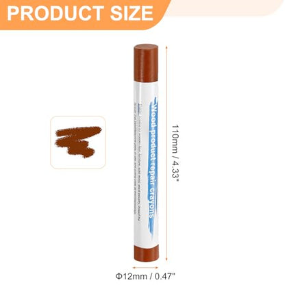 HARFINGTON 5pcs Wood Filler Sticks Wooden Wax Touch Up Furniture Repair Crayons for Scratch Hole Wood, Rosewood A - color: Rosewood a