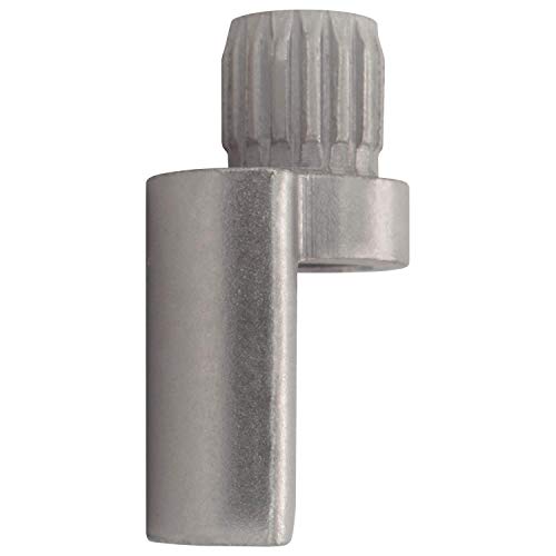 Nuk3y Door Saver 3 III Hinge Pin Stop for Residential Doors Fits All 3"" to 4-1/2"" Hinges (Satin Nickel) - color: Satin Nickel