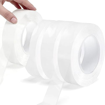 Valley'sYuMiao 4Rolls, Nano Double Sided Mountinging Tape, Adhesive-self Heavy Duty Tape, 2 Sides Sticky Tack Tape, 0.7in×10fts, 40fts Total Long - size: 4Rolls, 0.7″,40fts TL