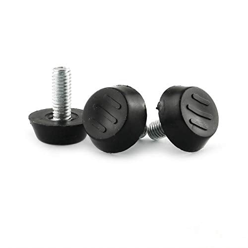E-outstanding M6 Furniture Leveler 16PCS M6x13mm Adjustable Leveling Glide Leg Foot Adjuster Pad for Table Desk Chair
