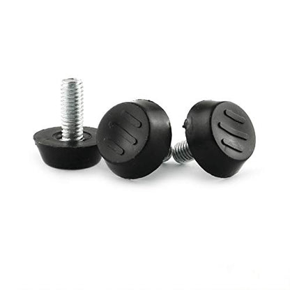 E-outstanding M6 Furniture Leveler 16PCS M6x13mm Adjustable Leveling Glide Leg Foot Adjuster Pad for Table Desk Chair