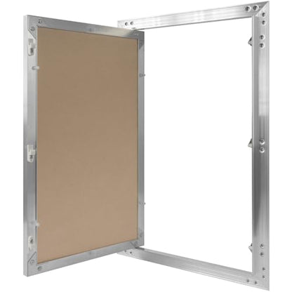 12" x 20" Waterproof Drywall Access Panel, Tileable and Paintable Ceiling and Wall Access Panel for Drywall, Wire Cover for Wall Covering Panels, Push to Open, Flush-Mount Wall Hole Cover - size: 12" X 20"
