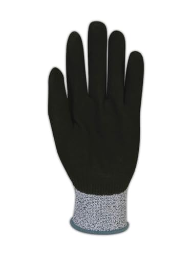 MAGID D-ROC ANSI A2 Sandy Nitrile Coated 13-Gauge Hyperon Work Gloves, 1 Pair, Size 10/XL, GPD700 - size: 7/S, style: 144 Pair