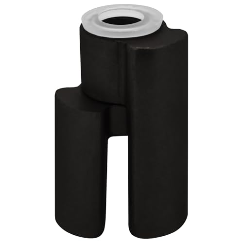 Nuk3y Door Saver 3 III Hinge Pin Stop for Residential Doors Fits All 3"" to 4-1/2"" Hinges (Black) - color: Black