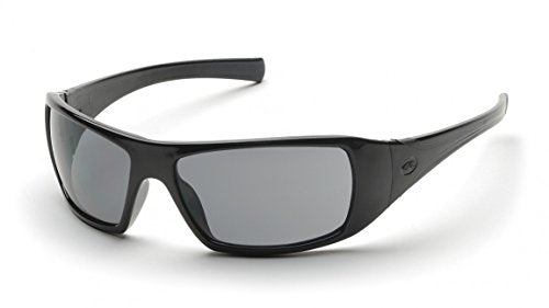 Pyramex Goliath Safety Eyewear Black Frame Clear Anti Fog Lens - color: Black Frame/Gray Anti-fog Lens