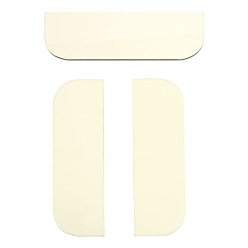 12PCS 3.5 Inch Hinge Repair Kit - Wooden Door Hole Cover & Filler Plates for Kitchen Cabinet Hinges