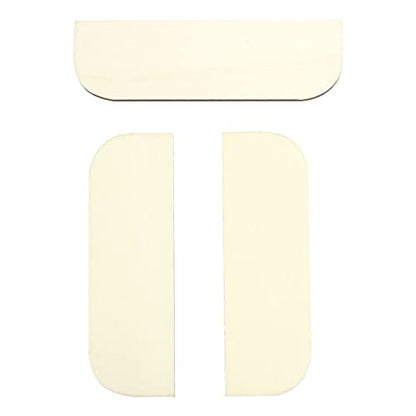 12PCS 3.5 Inch Hinge Repair Kit - Wooden Door Hole Cover & Filler Plates for Kitchen Cabinet Hinges