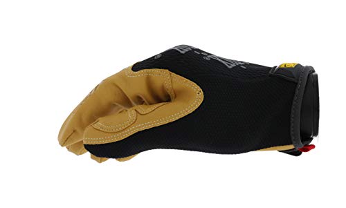 Mechanix Wear Material4x Original Gloves - Abrasion Resistant Gloves for Protecting Hands - Durable Synthetic Leather - Breathable - Comfort Fit - Machine Washable - Brown/Black - X-Large - size: X-Large