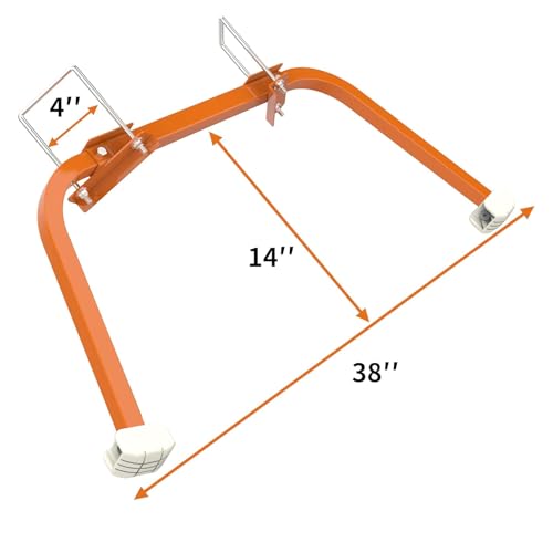 Ladder Stabilizer, Extended Ladder Stabilizer Accessory for Roof Gutter, Wing Span/Wall Ladder Standoff with Non-Slip Rubber Bottom pad,Heavy Duty Telescopic Ladder Accessories 1-Pack