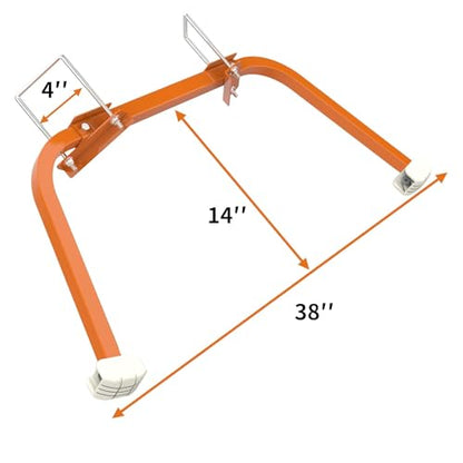 Ladder Stabilizer, Extended Ladder Stabilizer Accessory for Roof Gutter, Wing Span/Wall Ladder Standoff with Non-Slip Rubber Bottom pad,Heavy Duty Telescopic Ladder Accessories 1-Pack