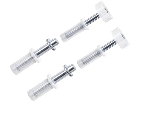 4 Pcs Bi-Fold Door Top Roller Guide Wheel and Top Pivot, Spring Loaded Bifold Closet Door Hardware Kit for Folding Pocket Doors Barn Doors & Sliding Cabinet Repair Replacement - color: 4 Pcs