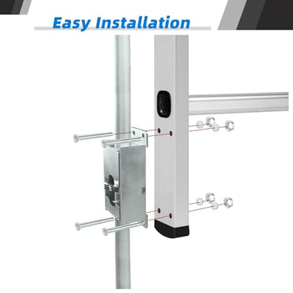 Ladder Leveler Non-Slip Rubber Leg Stabilizer, Adjustable Ladder Leg Level, Maximum Load Capacity 550 lbs, Fits Indoor and Outdoor Stairs and All Surfaces, Fittings 1 Pair (20 Inch) - size: 50CM*1 PAIR