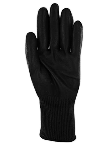 MAGID D-ROC DX Technology Polyurethane Palm Coated Cut Resistant Work Gloves Size 6/XS (1 Pair) - color: Black, size: 6/XS, style: 1 Pair
