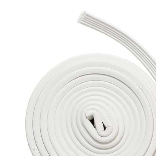 M-D Building Products 63669 5/16 in. x 19/32 in. x 10 ft. White Premium Rubber Window Seal for Large Gaps - color: White, size: 5/16 In. X 19/32 In.