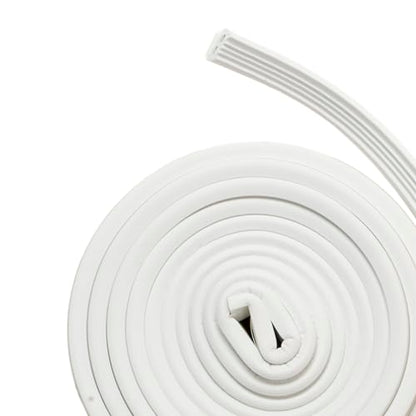 M-D Building Products 63669 5/16 in. x 19/32 in. x 10 ft. White Premium Rubber Window Seal for Large Gaps - color: White, size: 5/16 In. X 19/32 In.