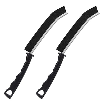 2pcs Hard Bristle Crevice Brush, Gap & Grout Cleaner, Tile & Kitchen Window Bathroom Crevice Cleaning Tool