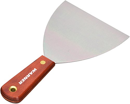 Warner 5" Full Flex Putty Knife, Carbon Steel Blade, Rosewood Series, 636 - size: 5 Inch, style: Full Flex