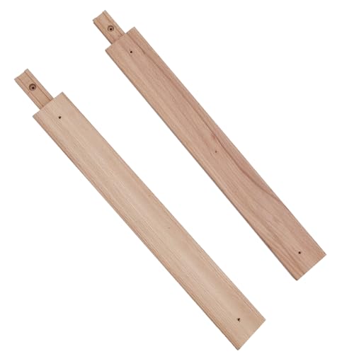 Wooden Drawer Slides 13-3/4 Inches Classic Wood Center Guide Track (13-3/4'' Pack of 2) - size: 13-3/4'' Pack of 2