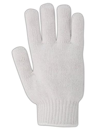 MAGID 93PT Knit Master PVC Dotted Gloves, Large - color: Non-reversible