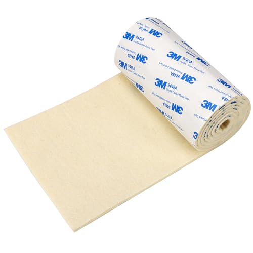 Mariyandh Felt Furniture Pads,40 x 5 Inch Felt Pads for Furniture Non Slip Self Adhesive Cuttable Felt Tape,Beige Heavy Duty Felt Strip Roll for Protecting Hardwood Floors Chair Wall Protector - size: 5"x 40"Beige
