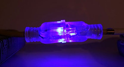 OdorStop OSEC1630 Extension Cords with Blue LED Lights on Both Ends, 16/3 SJTW, 30-ft - size: 16/3, 30 ft