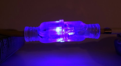 OdorStop OSEC1660 Extension Cords with Blue LED Lights on Both Ends, 16/3 SJTW, 60-ft - size: 16/3, 60 ft