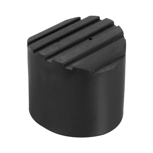 PATIKIL Ladder Non Slip Feet 1.9"/48mm, 1Pcs Rubber Round Foot Protective Mat Cushion Replacement for Telescopic Folding Extension Ladder Protection, Black - color: 48mm