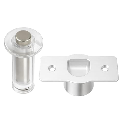 MEGA HANDLES Magnetic Door Stopper, Invisible Concealed Flush Mounted Magnetic Door Catch, Quick Install Wall Protector Magnet Door Stopper - 1.7 Inch - size: 1 Pack