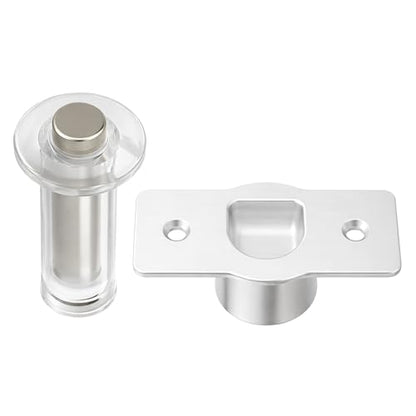 MEGA HANDLES Magnetic Door Stopper, Invisible Concealed Flush Mounted Magnetic Door Catch, Quick Install Wall Protector Magnet Door Stopper - 1.7 Inch - size: 1 Pack
