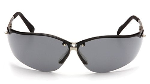 Pyramex Venture II Safety Eyewear, Indoor/Outdoor Mirror Anti-Fog Lens - color: Gray Lens/ Gun Metal Frame