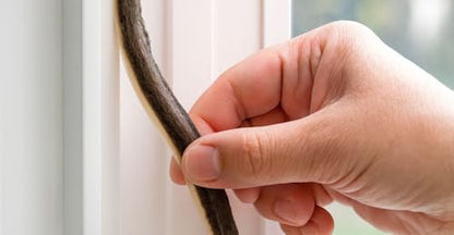 WRS .350" Pile Height x .187" Backing Fin Seal Weatherstripping for Windows & Sliding Doors – Grey Window Channel Weather Stripping Replacement, Low Friction Seal (24 ft Roll) - color: 24 Ft Roll - Grey Fin Pile (.187" x .350")