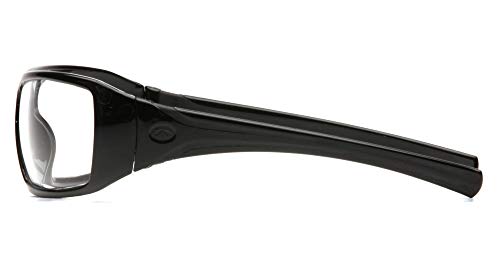 Pyramex Goliath Safety Eyewear Black Frame Clear Anti Fog Lens - color: Black Frame/Clear Anti-fog Lens